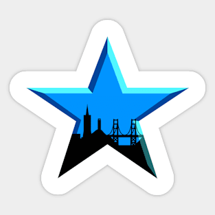 SF Star Sticker